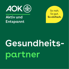 AOK Siegel – Aktiv und entspannt Gutschein