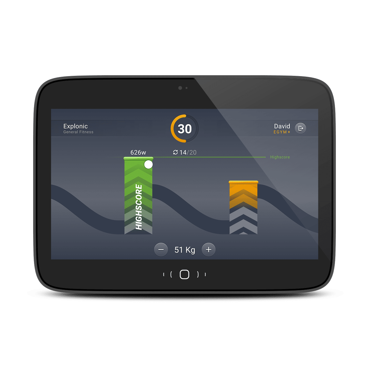 Explonic Schnellkrafttraining mit EGYM