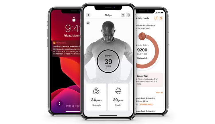 EGYM Smart Bio Anzeige in der App