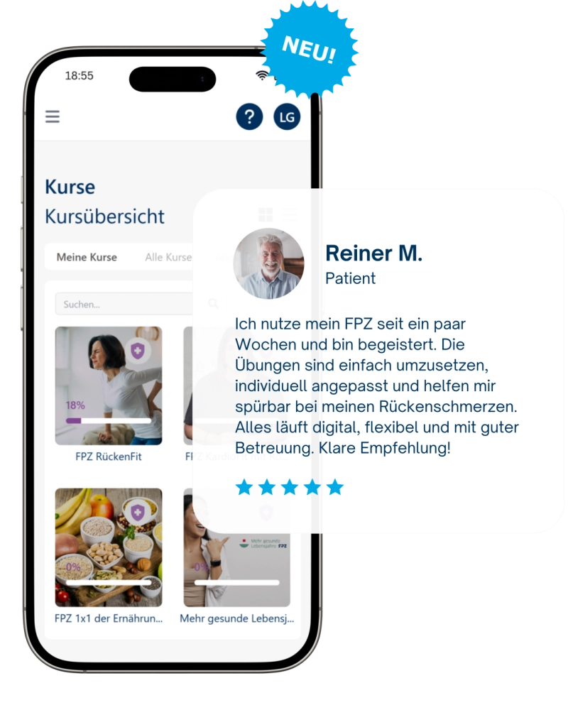 Mein FPZ App auf dem Smartphone